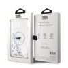Ochranný kryt na iPhone 15 - Karl Lagerfeld, Liquid Glitter Karl Head MagSafe Transparent