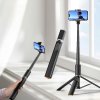Selfie tyč s Bluetooth ovladačem a stojánkem - Tech-Protect, L08S Selfie Stick Tripod Black