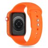 Řemínek pro Apple Watch 44mm / 45mm / 46mm / 49mm - Tech-Protect, Silicone Bright Orange