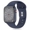 Řemínek pro Apple Watch 44mm / 45mm / 46mm / 49mm - Tech-Protect, Silicone Midnight Blue