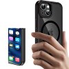 Ochranný kryt na iPhone 15 - Tech-Protect, Maghybrid MagSafe Black - ROZBALENO