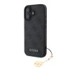 Ochranný kryt na iPhone 16 PLUS - Guess, 4G Charm Gray