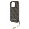Ochranný kryt na iPhone 16 Pro - Guess, 4G Charm Brown