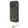 Ochranný kryt na iPhone 16 Pro - Guess, 4G Charm Brown