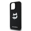 Ochranný kryt na iPhone 16 Pro MAX - Karl Lagerfeld, Silicone Choupette Head MagSafe Black