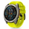 Řemínek pro Garmin Fenix 5X / 5X PLUS / 6X / 6X PRO / 7X / 8 (51mm) - Tech-Protect, Silicone Line Lime
