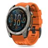 Řemínek pro Garmin Fenix 5 / 6 / 6 PRO / 7 / 8 (47mm) / E - Tech-Protect, Silicone Orange