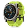 Řemínek pro Garmin Fenix 5 / 6 / 6 PRO / 7 / 8 (47mm) / E - Tech-Protect, Silicone Lime