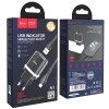 Nabíjecí AC adaptér pro iPhone a iPad - Hoco, N1 Ardent Black + Lightning kabel - ROZBALENO