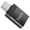 Redukce USB-C to USB-A - Hoco, UA17 Black - ROZBALENO