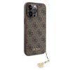 Ochranný kryt na iPhone 15 Pro MAX - Guess, 4G Charms Tone on Tone Brown