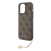 Ochranný kryt na iPhone 15 Pro MAX - Guess, 4G Charms Tone on Tone Brown