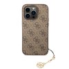 Ochranný kryt na iPhone 13 Pro - Guess, 4G Charms Tone on Tone Brown