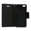 Pouzdro / kryt pro Apple iPhone 5 / 5S / SE - Mercury, Fancy Diary Black/Black