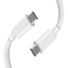 Rychlá nabíječka do sítě - Tech-Protect, NC45W-GAN PD45W White + USB-C kabel