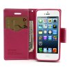 Pouzdro / kryt pro Apple iPhone 5 / 5S / SE - Mercury, Fancy Diary Pink/Hotpink