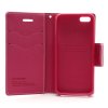 Pouzdro / kryt pro Apple iPhone 5 / 5S / SE - Mercury, Fancy Diary Pink/Hotpink