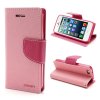 Pouzdro / kryt pro Apple iPhone 5 / 5S / SE - Mercury, Fancy Diary Pink/Hotpink