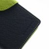 Pouzdro / kryt pro Apple iPhone 5 / 5S / SE - Mercury, Fancy Diary Navy/Lime