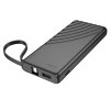 Externí baterie / powerbanka - HOCO, J129 Nature 5000mAh Black (kabel Lightning)