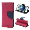 Pouzdro / kryt pro Apple iPhone 5 / 5S / SE - Mercury, Fancy Diary Hotpink/Navy