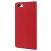 Pouzdro / kryt pro Apple iPhone 6 / 6S - Mercury, Fancy Diary Red/Navy