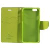 Pouzdro / kryt pro Apple iPhone 6 / 6S - Mercury, Fancy Diary Navy/Lime