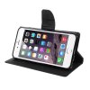 Pouzdro / kryt pro Apple iPhone 6 Plus / 6S Plus - Mercury, Fancy Diary BLACK/BLACK