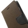 Pouzdro / kryt pro Apple iPhone 6 Plus / 6S Plus - Mercury, Fancy Diary BROWN/BLACK