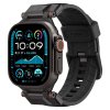 Řemínek pro Apple Watch 44mm / 45mm / 46mm / 49mm - Spigen, Durapro Armor Black Edition
