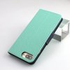 Pouzdro / kryt pro iPhone 7 Plus / 8 Plus - Mercury, Fancy Diary MINT/NAVY