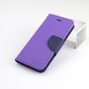 Pouzdro / kryt pro iPhone 7 Plus / 8 Plus - Mercury, Fancy Diary PURPLE/NAVY
