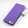 Pouzdro / kryt pro iPhone 7 Plus / 8 Plus - Mercury, Fancy Diary PURPLE/NAVY