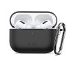 Pouzdro s karabinou na sluchátka AirPods Pro 3 - Tech-Protect, Silicone Hook Black