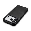 Kožený obal na iPhone 17 Pro - iCarer, OilWax MagSafe Black