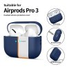 Pouzdro s poutkem na sluchátka AirPods Pro 3 - Tech-Protect, Silicone Navy Blue