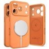 Ochranný kryt na iPhone 17 Pro MAX - Tech-Protect, Silicone MagSafe Cosmic Orange