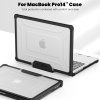 Odolné pouzdro na MacBook Pro 14 (2021-2026) - Tech-Protect, SmartShell Pro Black/Clear