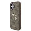 Ochranný kryt na iPhone 17 - Guess, 4G Metal Logo Brown