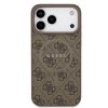 Ochranný kryt na iPhone 17 Pro MAX - Guess, 4G Colored Ring MagSafe Brown