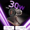 Autonabíječka - Tech-Protect, CC01 2-port PD30W/QC3.0