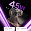 Autonabíječka - Tech-Protect, CC01 2-port PD45W/QC3.0