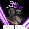 Autonabíječka - Tech-Protect, CC02 2-port PD35W/QC3.0