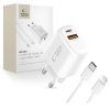 Rychlá nabíječka do sítě - Tech-Protect, NCA30 PD30W/QC3.0 + Lightning kabel