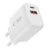 Nabíjecí USB adaptér do sítě - Tech-Protect, NCA30 PD30W/QC3.0 + USB-C kabel