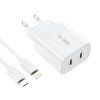 Rychlá nabíječka do sítě - Tech-Protect, C20W PD20W + USB-C kabel