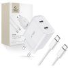 Rychlá nabíječka do sítě - Tech-Protect, C20W PD20W + USB-C kabel