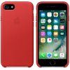 Ochranný kryt pro iPhone 7 - Apple, Leather Case Red
