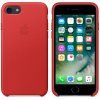 Ochranný kryt pro iPhone 7 - Apple, Leather Case Red