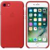 Ochranný kryt pro iPhone 7 - Apple, Leather Case Red